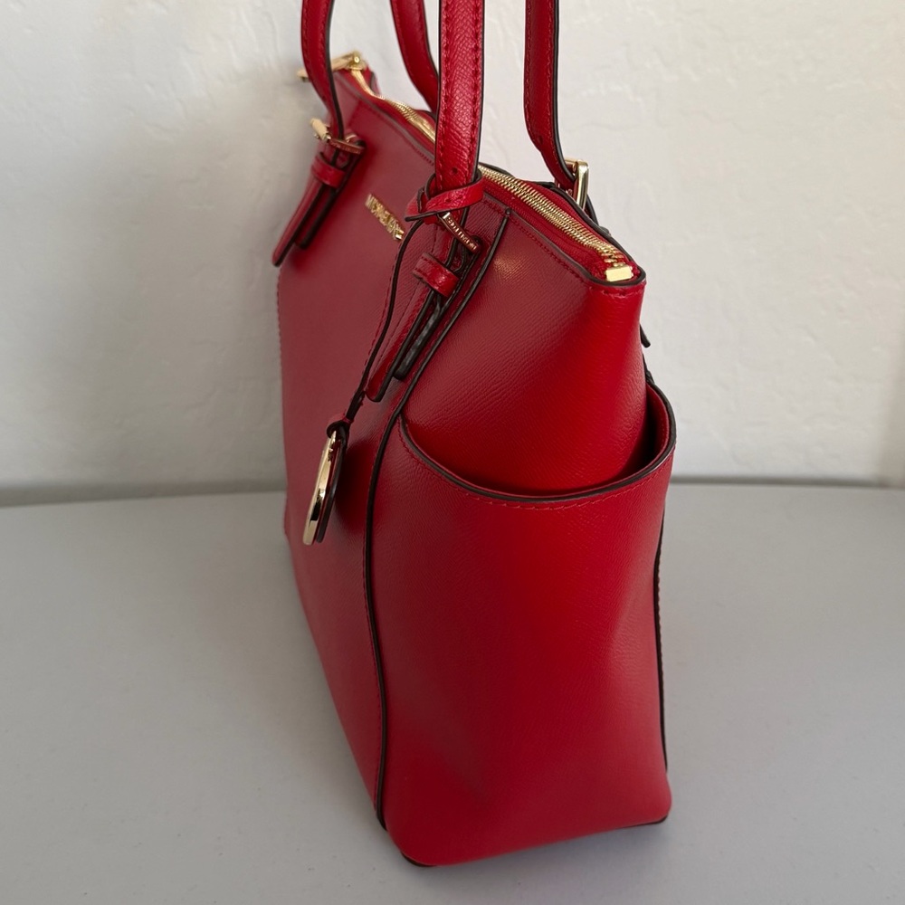 Michael Kors Jet Set Red Tote NWOT - Picture 4 of 13